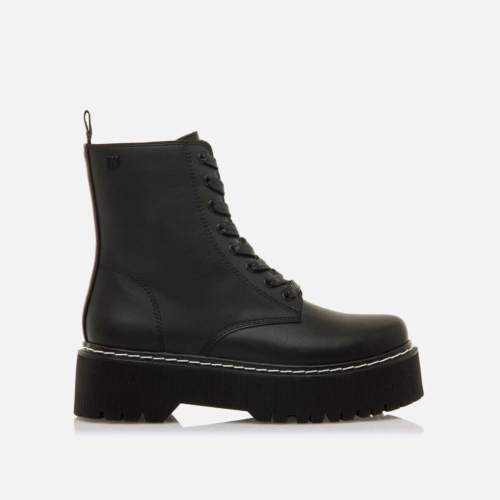 Botines-planos-Mujer-STORMY-negro