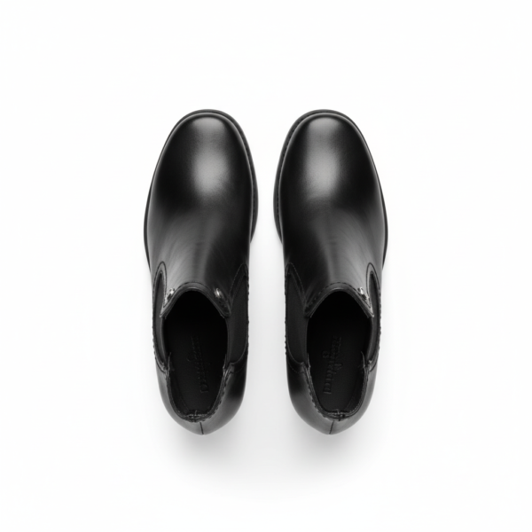 Botín Chelsey en Napa con elásticos de mujer color negro