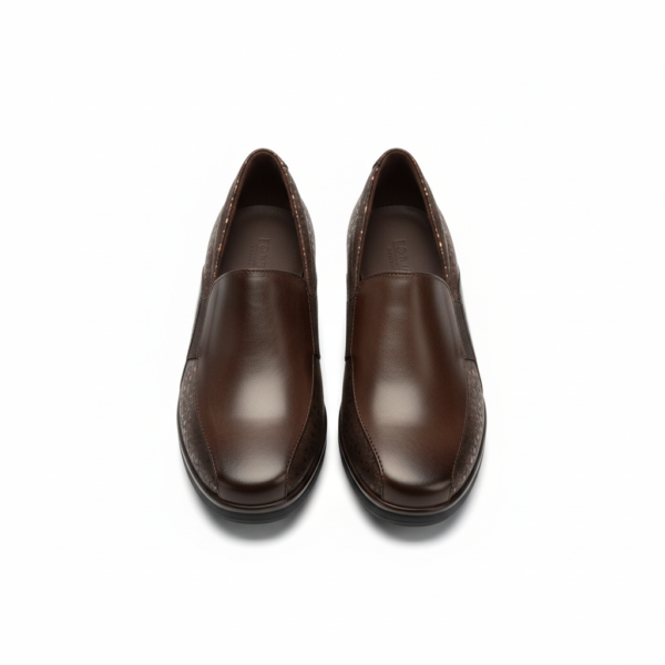 Manoletina Gucci El&aacute;sticos de mujer color marr&oacute;n