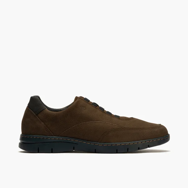 Deportivo con El&aacute;sticos hombre color marron